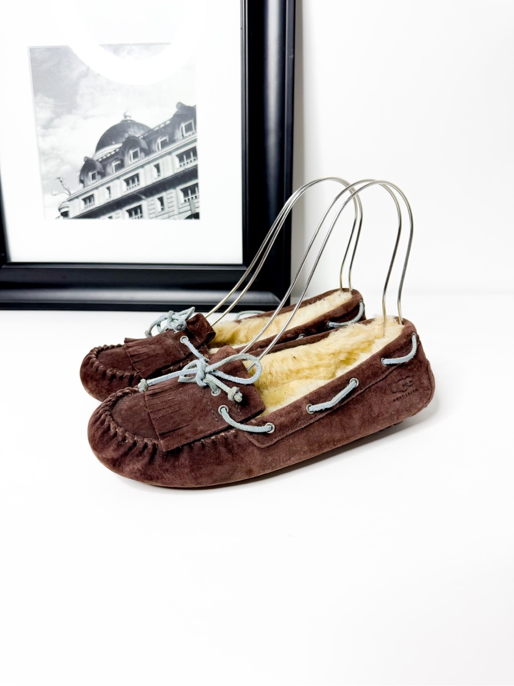 Birkenstock Arizona Black Shearling Sandals Women’s EU 39